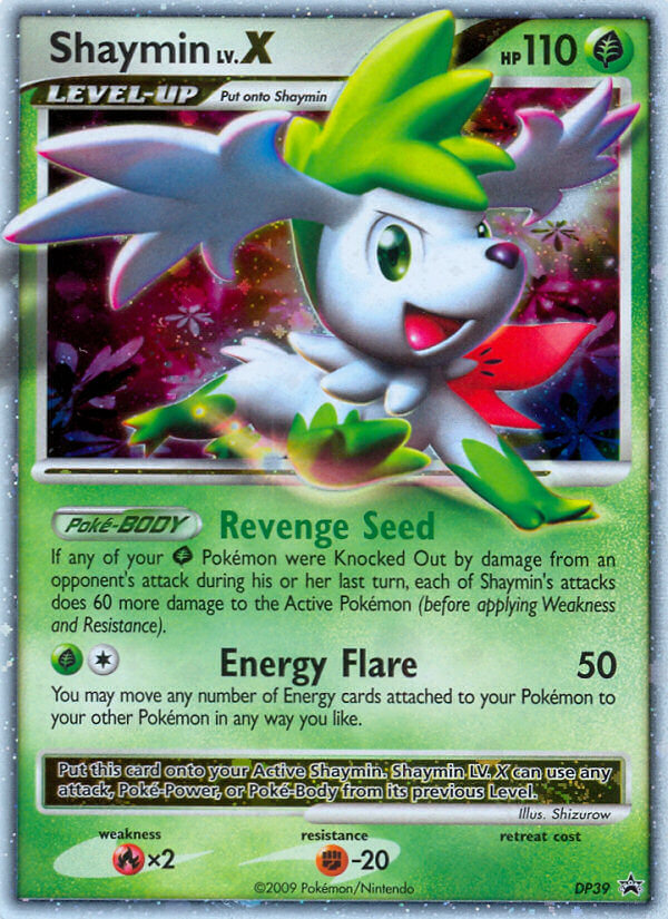 Shaymin LV.X (DP39) [Diamond & Pearl: Black Star Promos] | Cracking-Singles