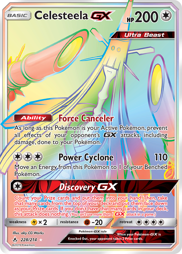 Celesteela GX (228/214) [Sun & Moon: Unbroken Bonds] | Cracking-Singles