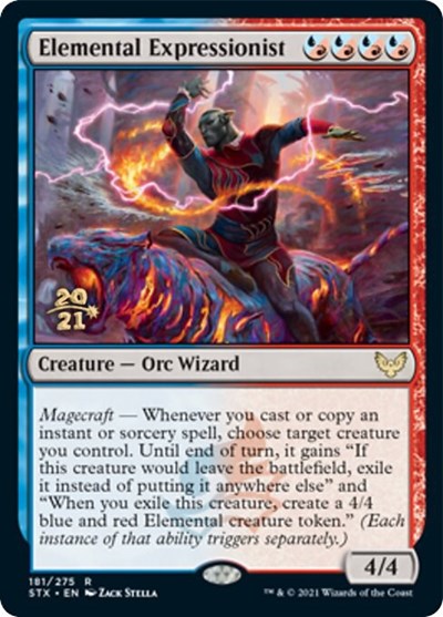 Elemental Expressionist [Strixhaven: School of Mages Prerelease Promos] | Cracking-Singles