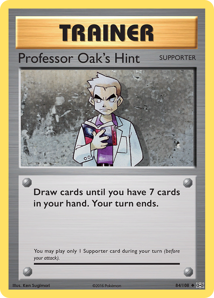 Professor Oak's Hint (84/108) [XY: Evolutions] | Cracking-Singles