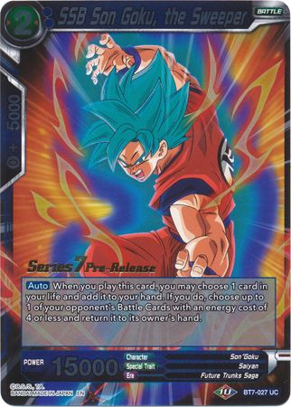 SSB Son Goku, the Sweeper [BT7-027_PR] | Cracking-Singles