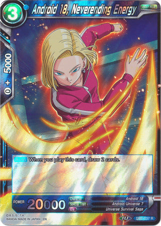 Android 18, Neverending Energy [DB2-037] | Cracking-Singles