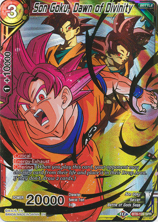 Son Goku, Dawn of Divinity (SPR) [BT8-109] | Cracking-Singles