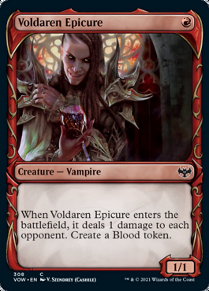 Voldaren Epicure (Showcase Fang Frame) [Innistrad: Crimson Vow] | Cracking-Singles