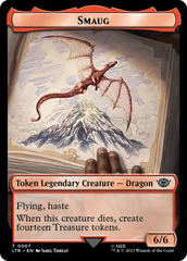 Food (11) // Smaug Double-Sided Token [The Lord of the Rings: Tales of Middle-Earth Tokens] | Cracking-Singles