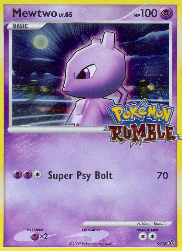 Mewtwo (9/16) [Pokémon Rumble] | Cracking-Singles