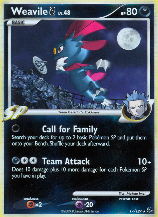 Weavile G (17/127) [Platinum: Base Set] | Cracking-Singles