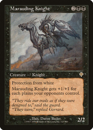 Marauding Knight [Invasion] | Cracking-Singles