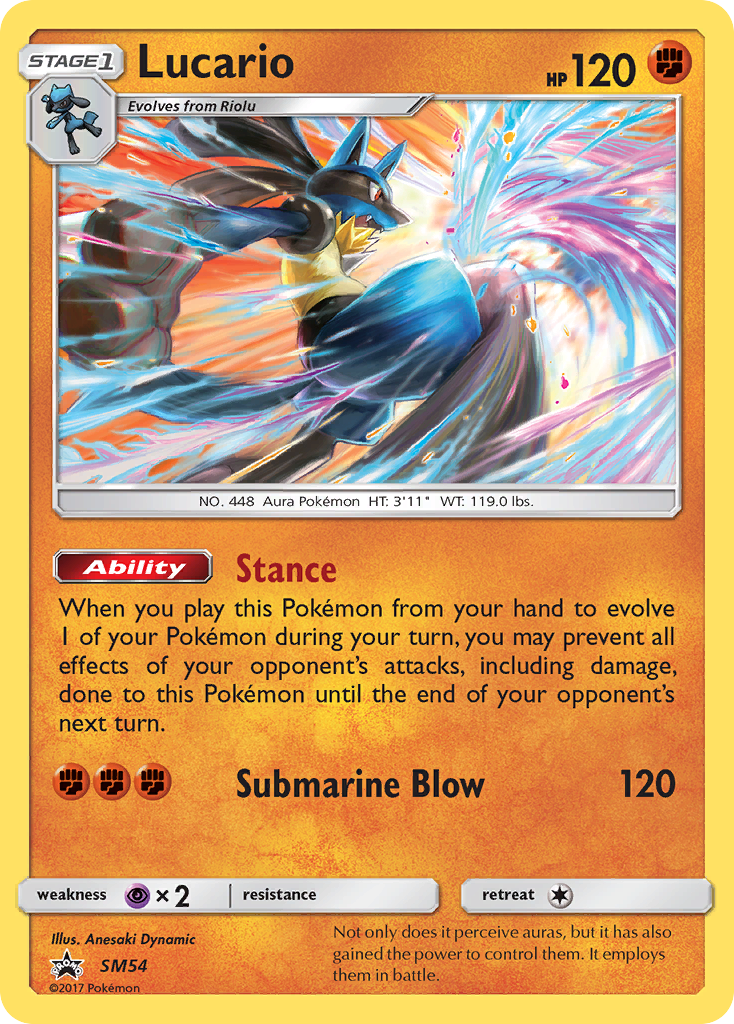 Lucario (SM54) [Sun & Moon: Black Star Promos] | Cracking-Singles