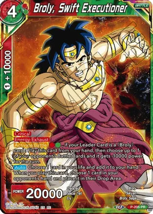 Broly, Swift Executioner [P-205] | Cracking-Singles