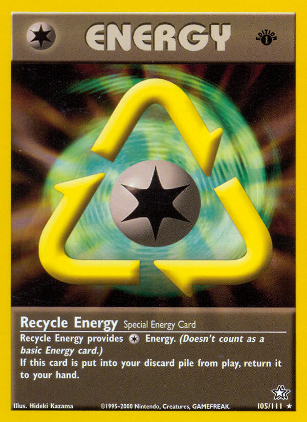 Recycle Energy (105/111) [Neo Genesis 1st Edition] | Cracking-Singles