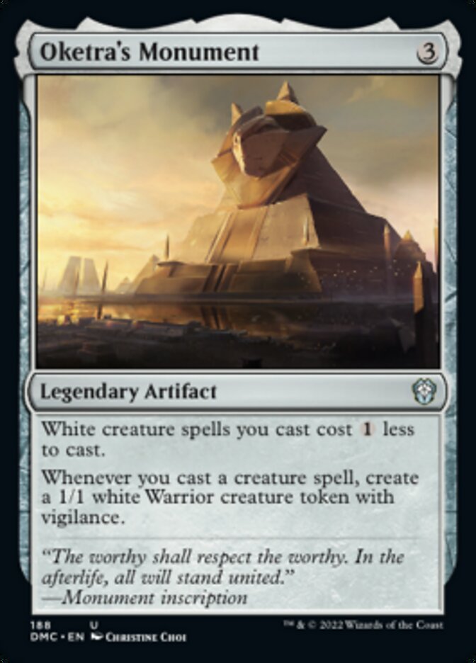 Oketra's Monument [Dominaria United Commander] | Cracking-Singles