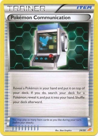 Pokemon Communication (24/30) [Black & White: Trainer Kit - Excadrill] | Cracking-Singles