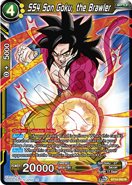 SS4 Son Goku, the Brawler (BT14-095) [Cross Spirits] | Cracking-Singles