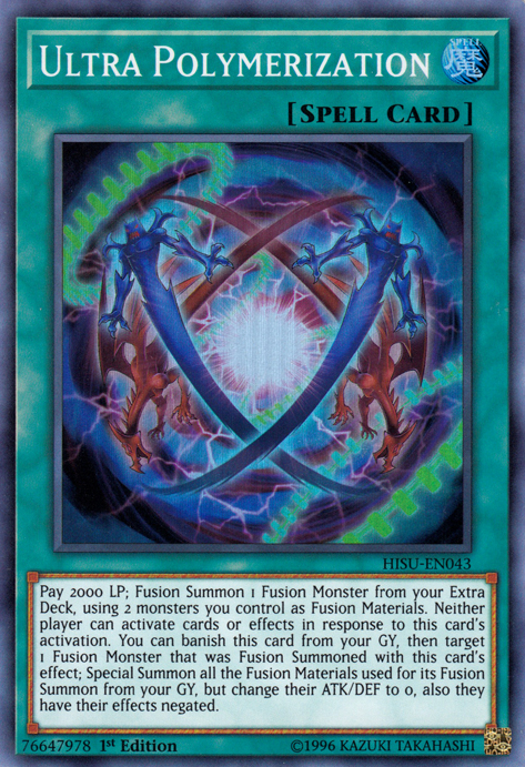 Ultra Polymerization [HISU-EN043] Super Rare | Cracking-Singles