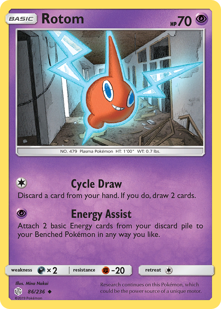 Rotom (86/236) [Sun & Moon: Cosmic Eclipse] | Cracking-Singles