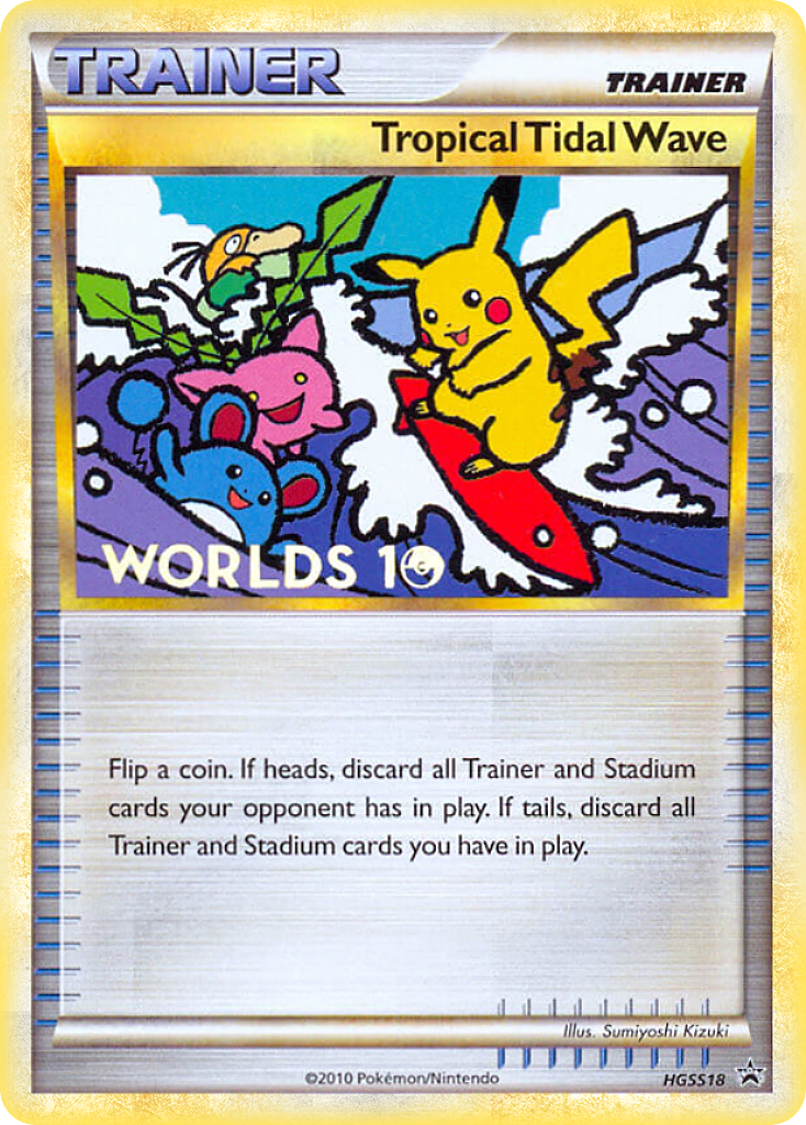 Tropical Tidal Wave (HGSS18) [HeartGold & SoulSilver: Black Star Promos] | Cracking-Singles