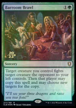 Barroom Brawl [Commander Legends: Battle for Baldur's Gate Prerelease Promos] | Cracking-Singles