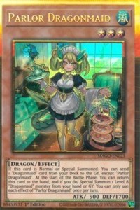 Parlor Dragonmaid [MAGO-EN023] Gold Rare | Cracking-Singles