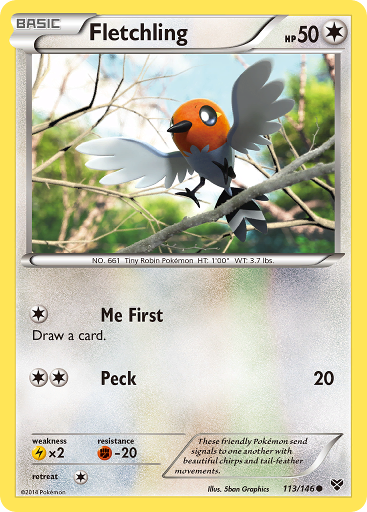 Fletchling (113/146) [XY: Base Set] | Cracking-Singles