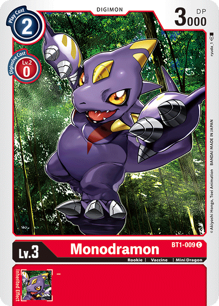 Monodramon [BT1-009] [Release Special Booster Ver.1.0] | Cracking-Singles