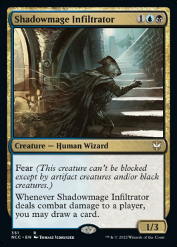 Shadowmage Infiltrator [Streets of New Capenna Commander] | Cracking-Singles