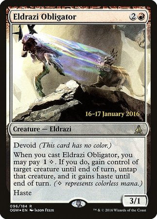 Eldrazi Obligator [Oath of the Gatewatch Promos] | Cracking-Singles