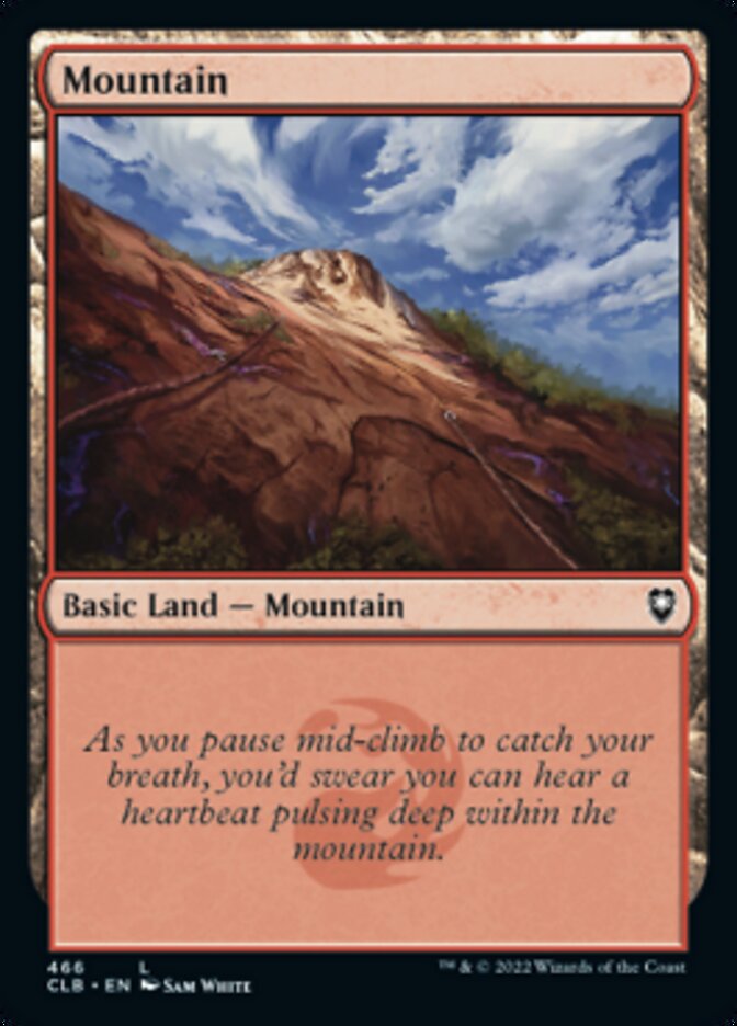 Mountain (466) [Commander Legends: Battle for Baldur's Gate] | Cracking-Singles