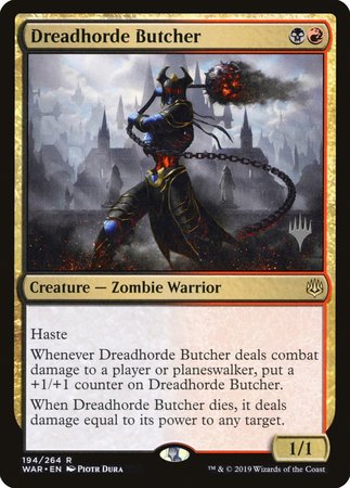 Dreadhorde Butcher [War of the Spark Promos] | Cracking-Singles