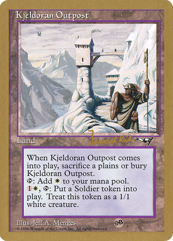 Kjeldoran Outpost (Janosch Kuhn) [World Championship Decks 1997] | Cracking-Singles