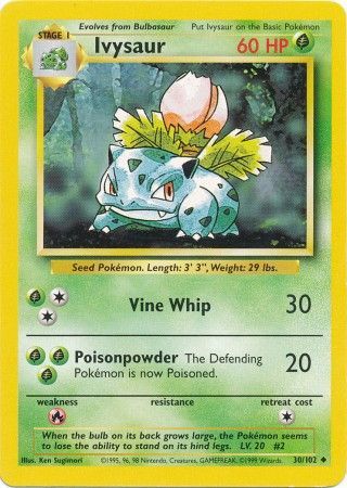 Ivysaur (30/102) [Base Set Unlimited] | Cracking-Singles