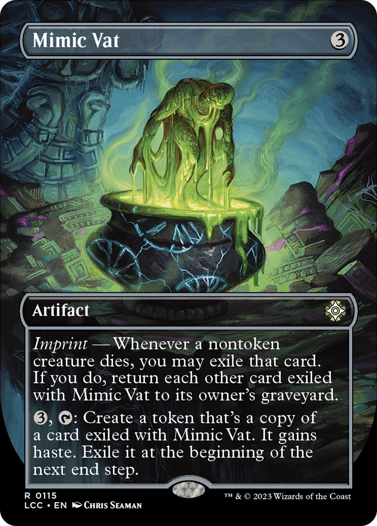 Mimic Vat (Borderless) [The Lost Caverns of Ixalan Commander] | Cracking-Singles