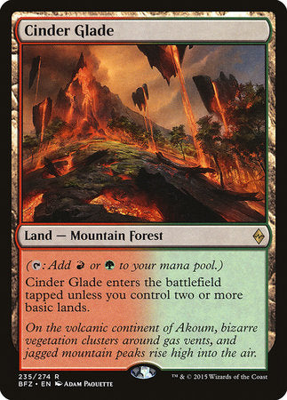 Cinder Glade [Battle for Zendikar] | Cracking-Singles