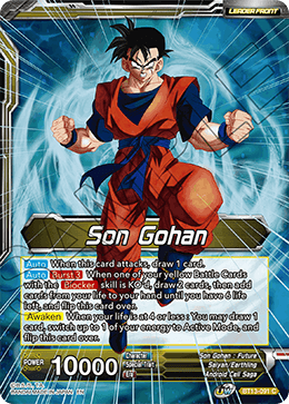 Son Gohan // 	SS Son Gohan, Hope of the Resistance (Common) [BT13-091] | Cracking-Singles