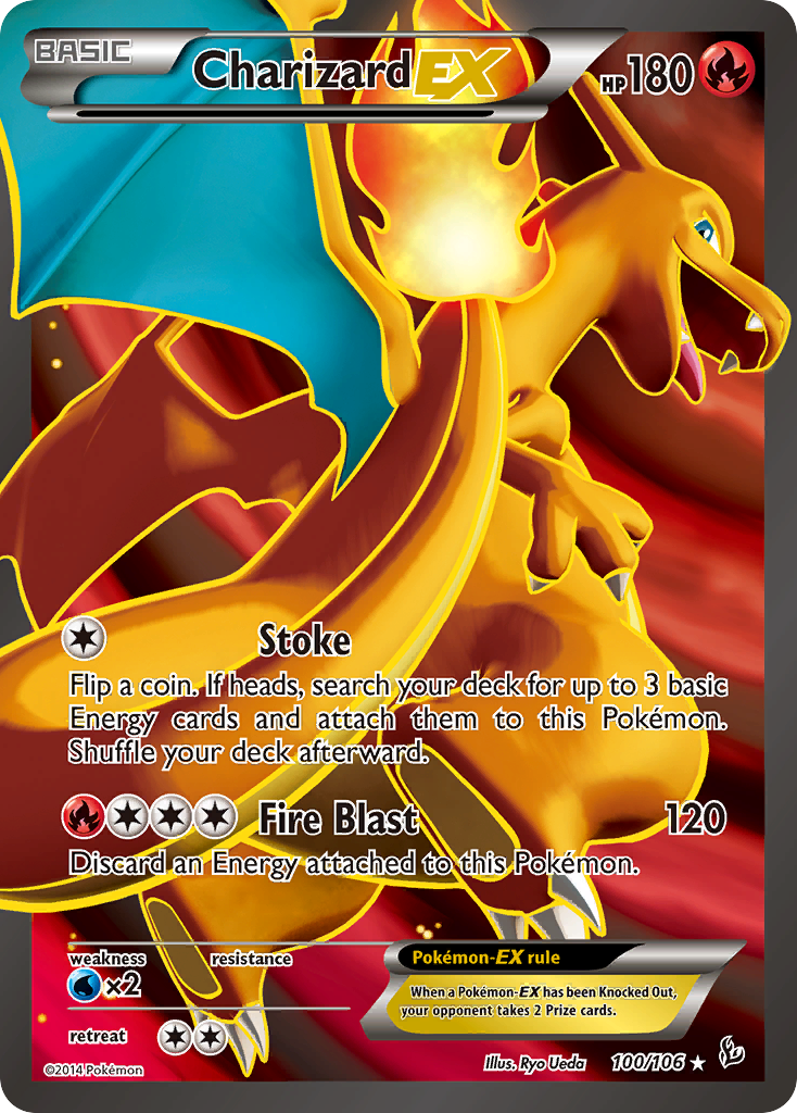 Charizard EX (100/106) [XY: Flashfire] | Cracking-Singles