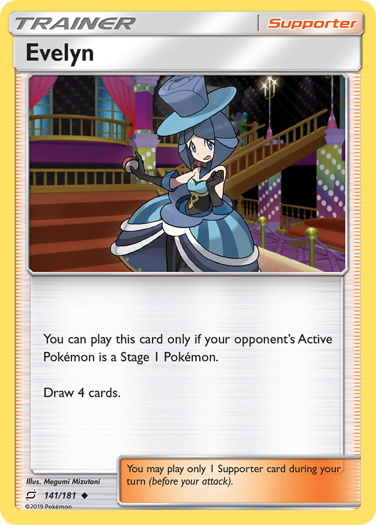 Evelyn (141/181) [Sun & Moon: Team Up] | Cracking-Singles