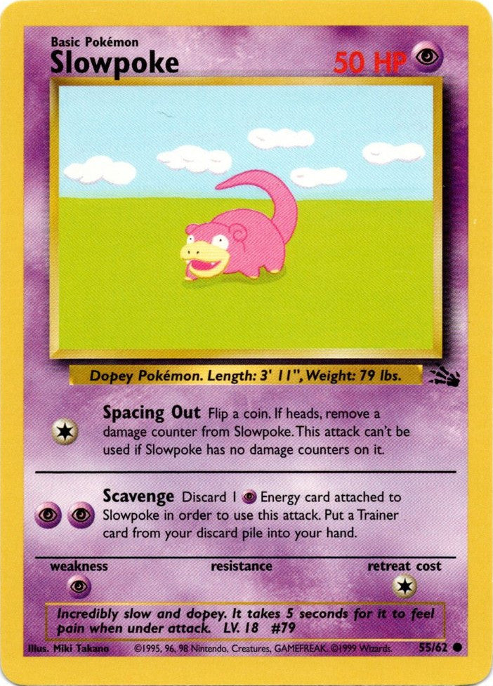 Slowpoke (55/62) [Fossil Unlimited] | Cracking-Singles