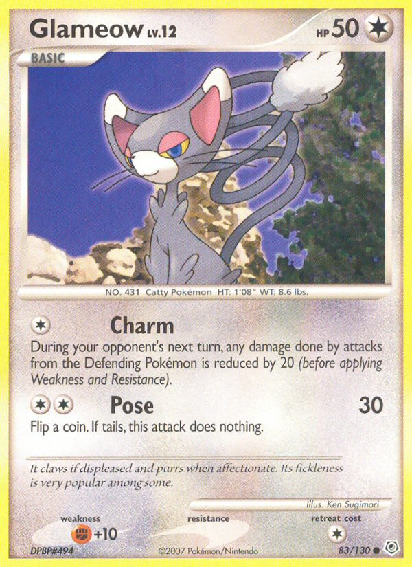 Glameow (83/130) [Diamond & Pearl: Base Set] | Cracking-Singles