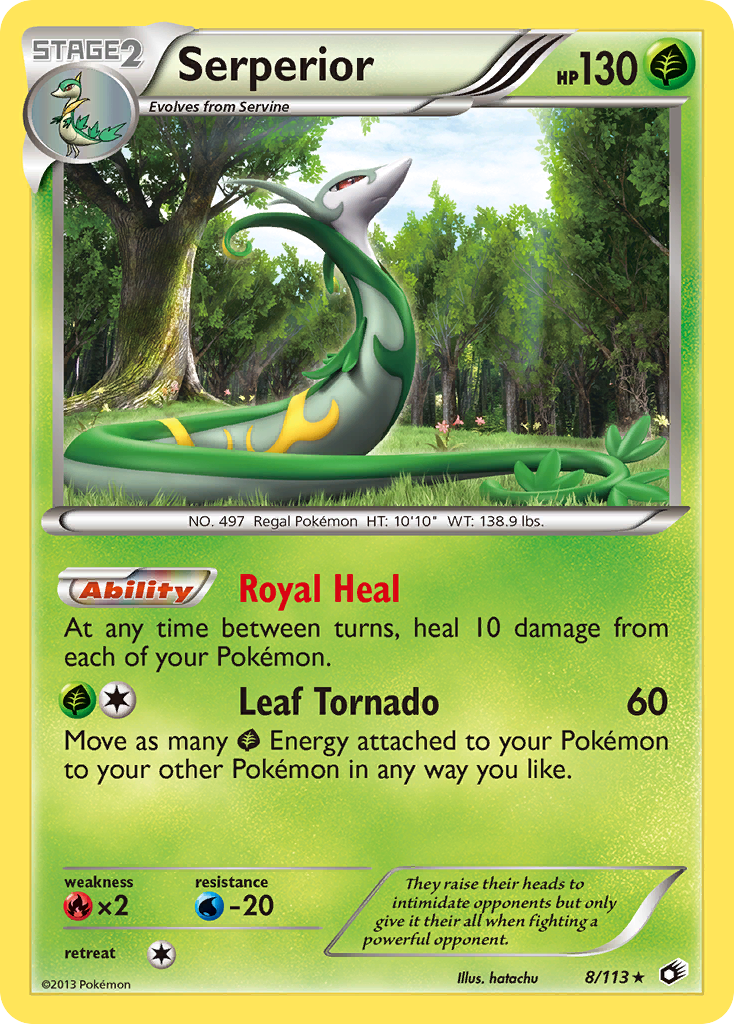 Serperior (8/113) [Black & White: Legendary Treasures] | Cracking-Singles