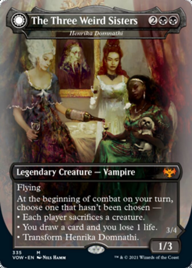 Henrika Domnathi // Henrika, Infernal Seer - The Three Weird Sisters // Fiends of Darkest Night [Innistrad: Crimson Vow] | Cracking-Singles