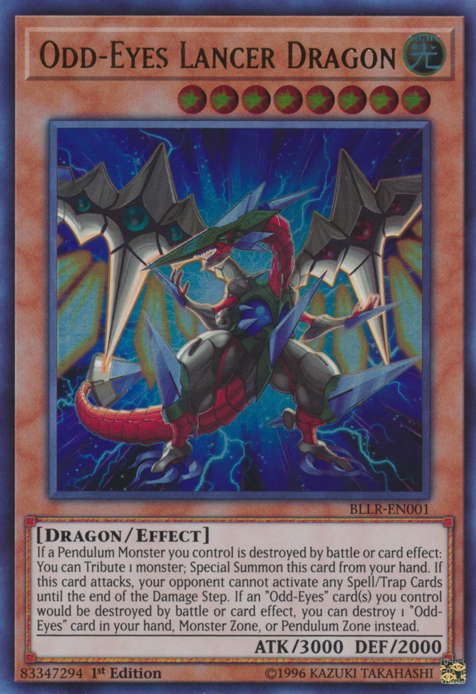 Odd-Eyes Lancer Dragon [BLLR-EN001] Ultra Rare | Cracking-Singles