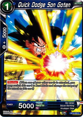 Quick Dodge Son Goten [BT4-029] | Cracking-Singles