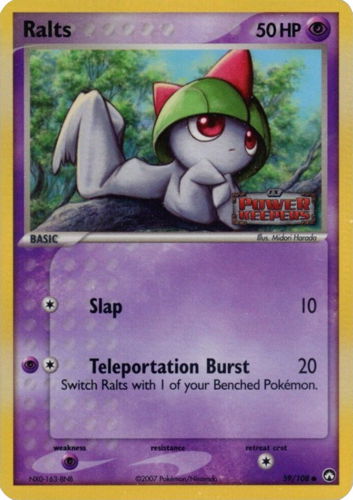 Ralts (59/108) (Stamped) [EX: Power Keepers] | Cracking-Singles