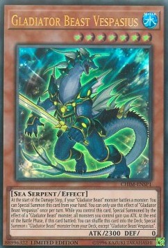 Gladiator Beast Vespasius [CHIM-ENSP1] Ultra Rare | Cracking-Singles