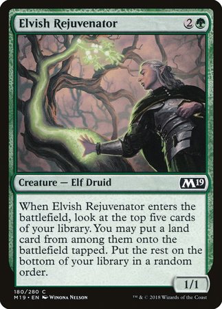 Elvish Rejuvenator [Core Set 2019] | Cracking-Singles