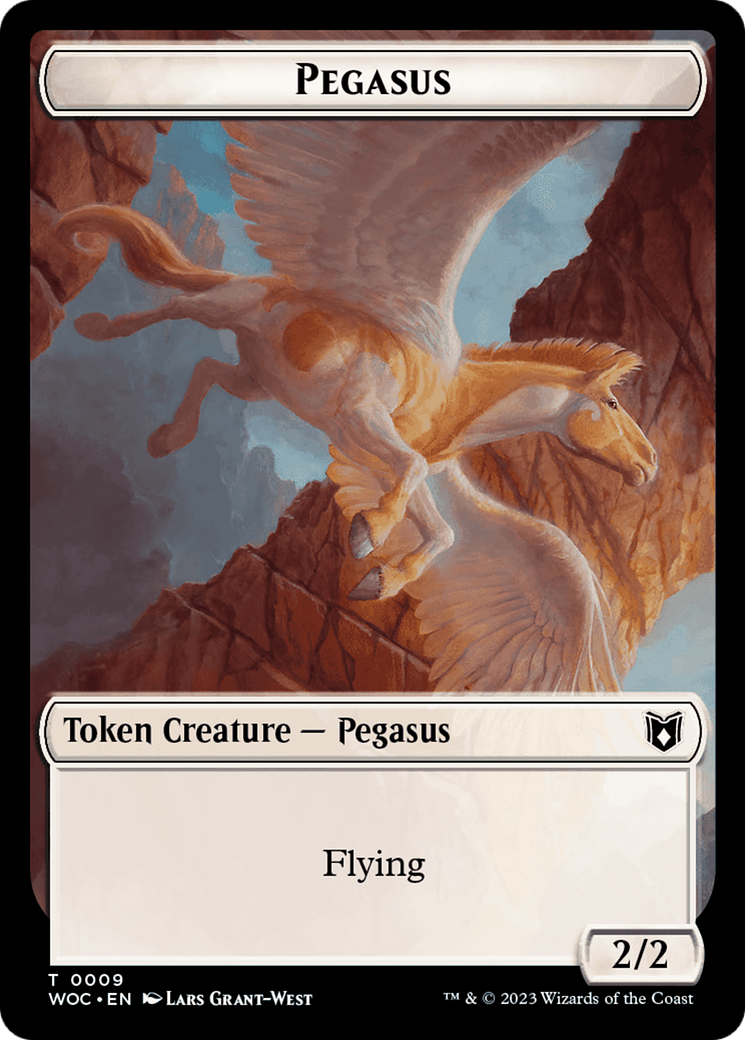 Pirate // Pegasus Double-Sided Token [Wilds of Eldraine Commander Tokens] | Cracking-Singles