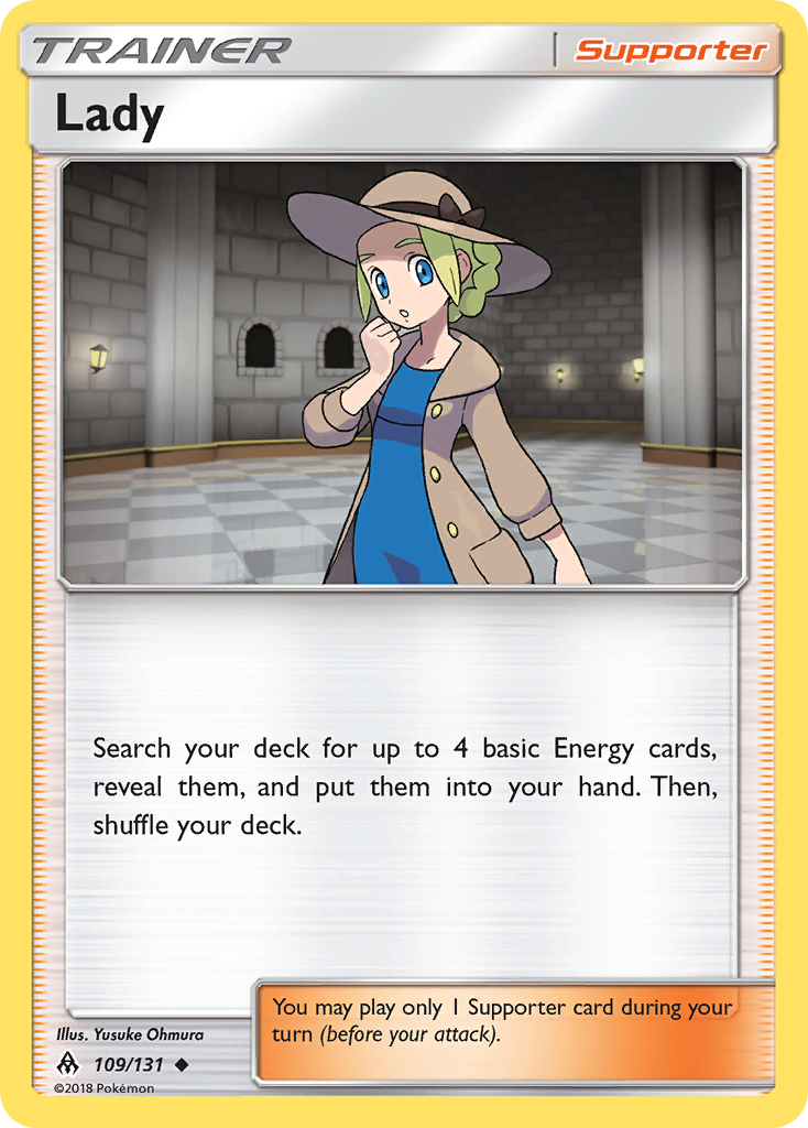 Lady (109/131) [Sun & Moon: Forbidden Light] | Cracking-Singles