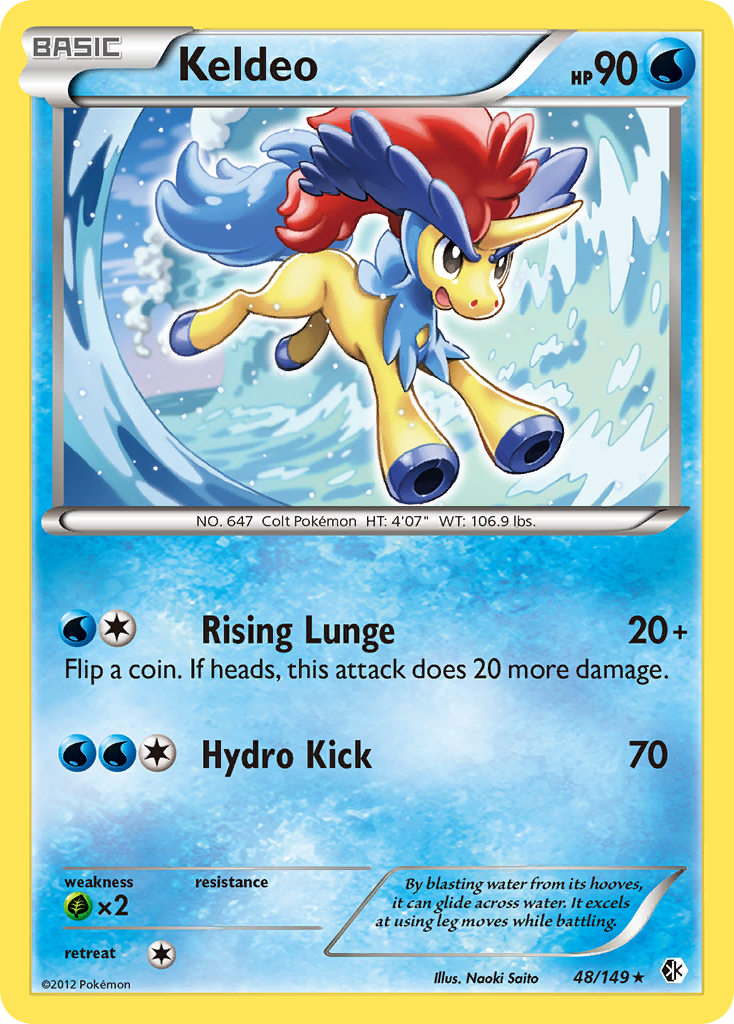 Keldeo (48/149) [Black & White: Boundaries Crossed] | Cracking-Singles