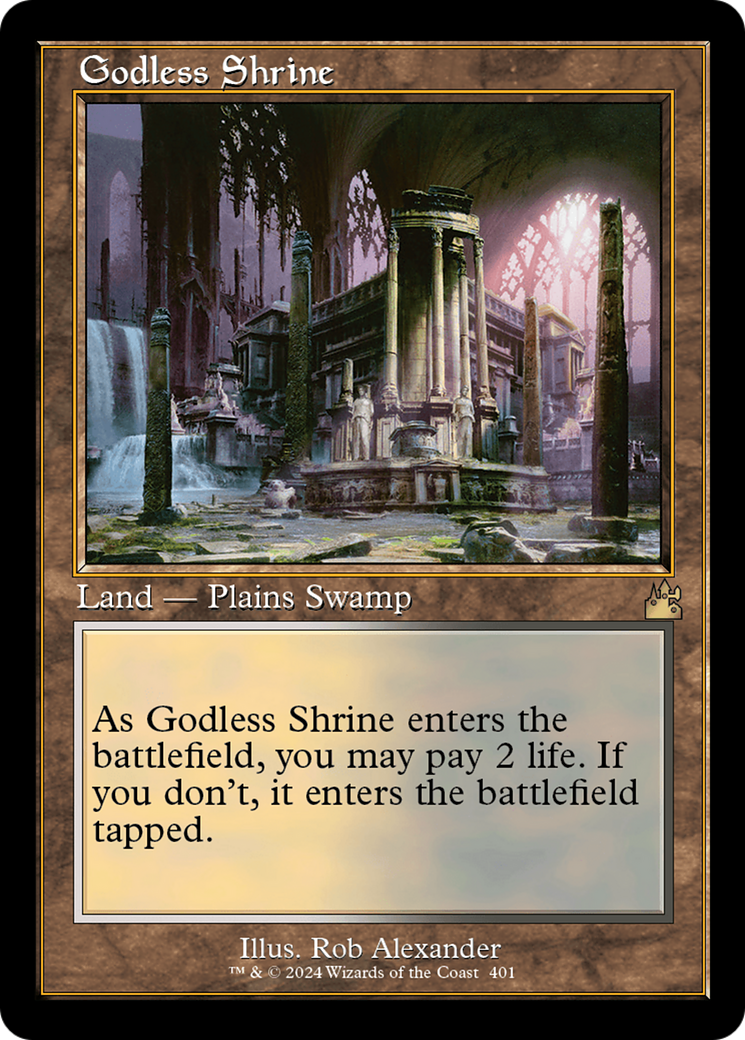 Godless Shrine (Retro) [Ravnica Remastered] | Cracking-Singles