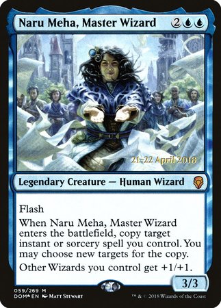 Naru Meha, Master Wizard [Dominaria Promos] | Cracking-Singles